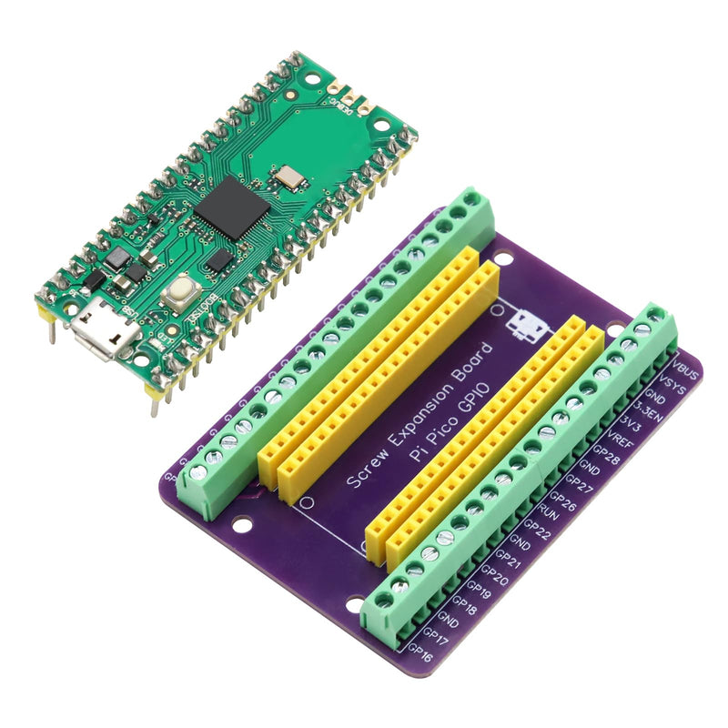 [AUSTRALIA] - APKLVSR Breakout Board for RPI PICO Expansion Board, Flexible PCB Shield Board, Breakout Board, GPIO Sensor, Terminal Block Shield with Pin Header 