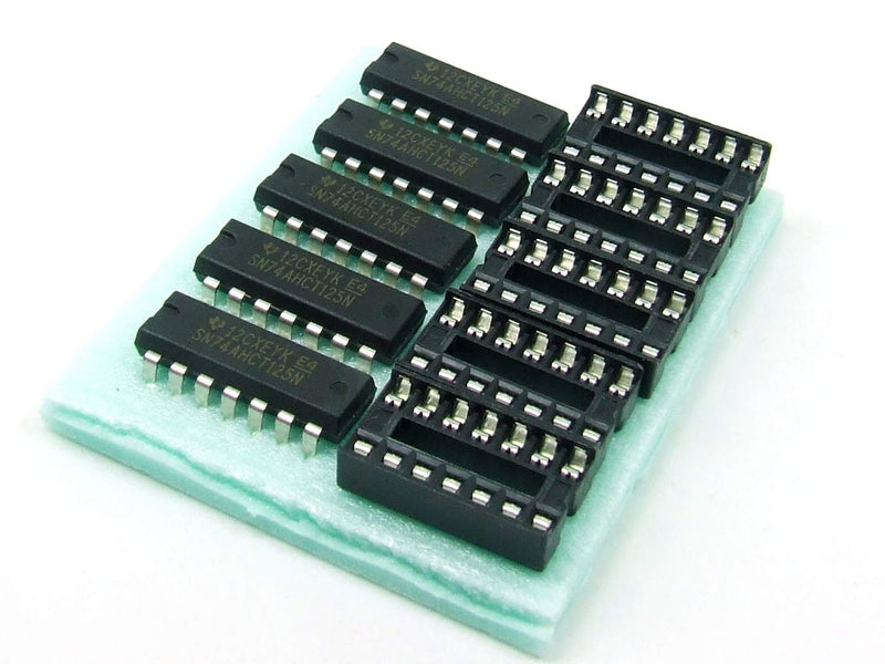 [AUSTRALIA] - POPESQ® Pack of 5 x 74AHCT125N with Socket #A579 