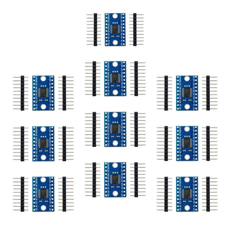 10PCS TXS0108E High Speed Full Duplex Switch 8-Way 8-Channel Logic Level Conversion Module Applied for IIC/SPI Serial Port Devices