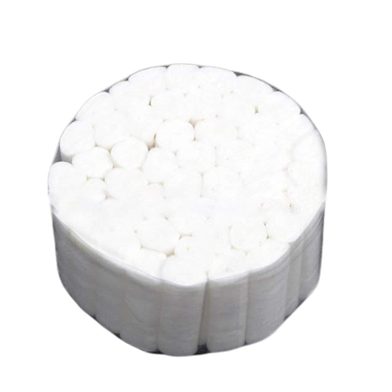 TingHaoO 50 White Tooth Cotton Rolls Highly Absorbent Non-Sterile Dentists