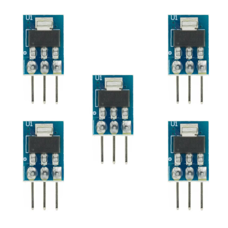 LM1117 Power Supply 3.3V 800mA Miniature Stabilized 4.5-7V to 3.3V (Pack of 5) 5pcs