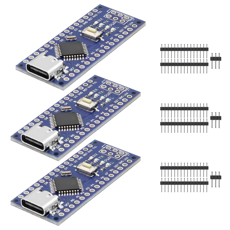 [AUSTRALIA] - Nano Module with CH340 Microchip, 5 V/16 MHz Nano Board, Compatible with Arduino IDE (Type C Port) 3 PCS Type C port 