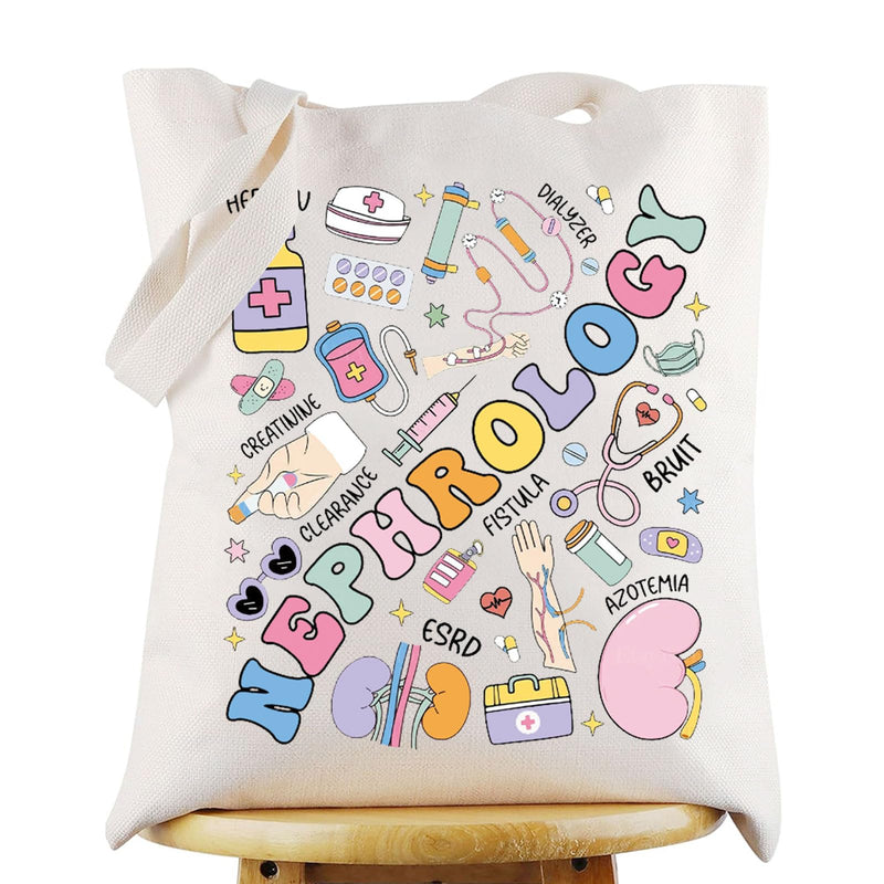 KEYCHIN Nephrologist Tote Bag Nephrology Nurse Gifts Dialysis Nephrology Nurse Shoulder Bag Kidney Care Nurse Gifts Nephrology Tb