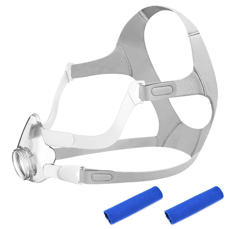 [AUSTRALIA] - Replacement Frame Kit for Airfit F20 Includes 1 Piece Frame & 1 Piece Headband & 1 Pair Clips & 2 Pieces Soft Strap Covers (Without Elbow) High Quality CPAP Accessories by BlessEase 