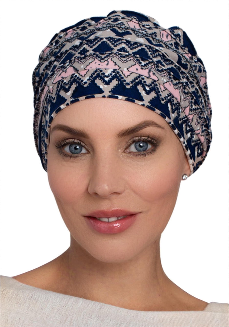 Deresina Harmony Volume Headwear Bamboo Chemo Hat for Women Pattern V2