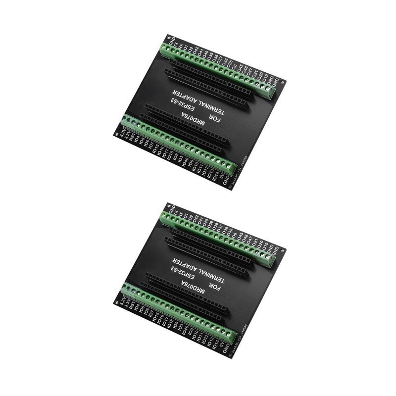 [AUSTRALIA] - Pack of 2 for ESP32 Expansion Board, 1 in 2 Microcontroller Development Board Compatible with 44Pin for ESP32 S3 N8R2 N16R8 Development Board 2 x expansion board 