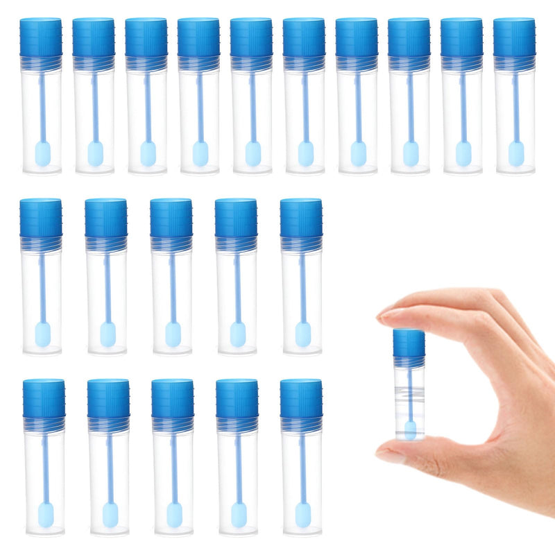 [AUSTRALIA] - Pack of 20 Dog Faecal Sample Tubes, Chair Sample Tube, Sample Tube, Chair Catcher for Chair Sample, Chair Sample Tube with Spoon, 15 ml Faecal Sample Tube Dog and Cat, for Pets 