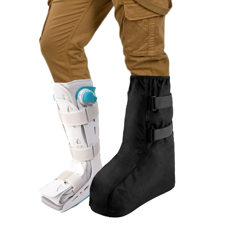 WEESTAAMO Medical Boot Cover Shoe Covers Waterproof Air Cam Walker Fracture Boots Medical Orthopaedic Boots for Foot and Sprained Ankle (M) M