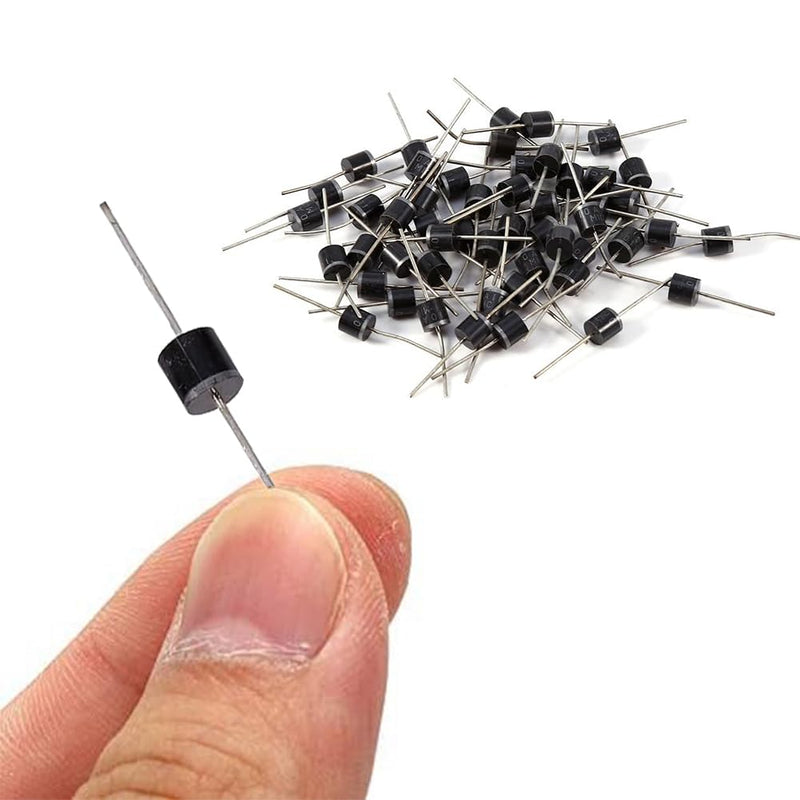 Rectifier, Blocking Diode Diode 10A, 10A10 Diode, 30 Pieces Rectifier Diodes, High Voltage Rectifier Diodes, 1000V Electronic Silicon Diodes, Schottky Diode, Electronic Silicon Diodes