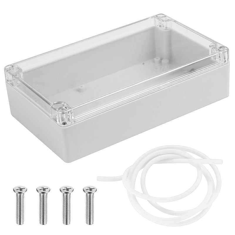 ABS Plastic Electronic Enclosure Box, Waterproof IP65 Empty Housing Plastic Housing with Clear Lid, Industrial Housing, Junction Box, Junction Box, Junction Box, Junction Box, Junction Box, 200 x 120 200*120*56