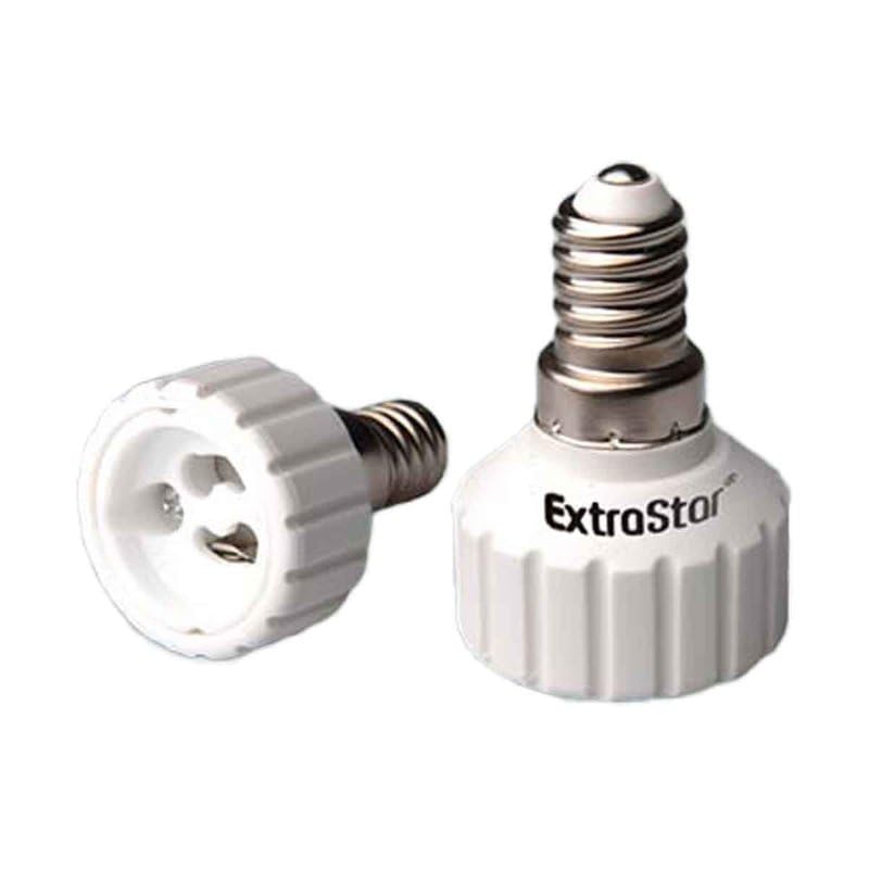A2ZWORLD 2pcs E14 to GU10 Lamp Holder Adapter Converter Adapter from E14 to GU10