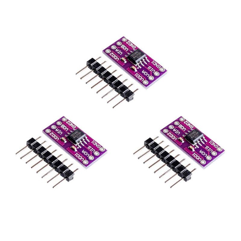 [AUSTRALIA] - ADUM1201 Dual Channel Digital Magnetic Insulator, ADUM1201 Serial Digital Isolator Module Magnetic Isolation SPI CAN Bus Transceiver Signal Isolation (Long) Pack of 3 