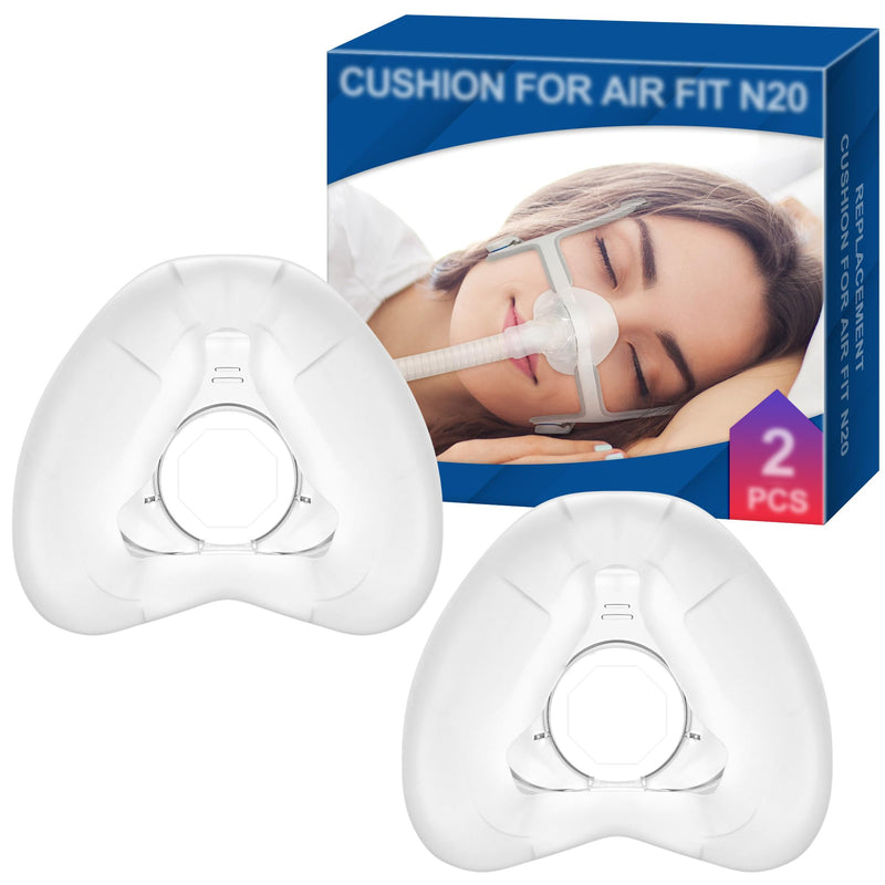 [AUSTRALIA] - Pack of 2 Replacement Masks (L) for Airfit N20, Comfortable Fit & Softer Wear, Compatible with Original Frame, High Quality & Durable Replacement Cushion Accessories, High Quality CPAP Accessories by L 