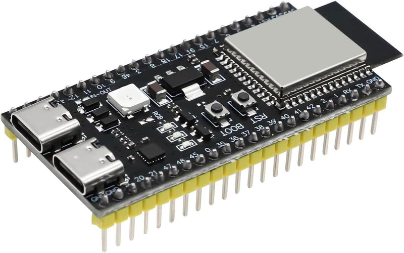 ESP ESP-32-S3 Development Board ESP-32-S3 Module with ESP-1-N16R8 Low Power MCU with Dual-Mode Wi-Fi and Bluetooth Type-C Connector Compatible with Arduino 1