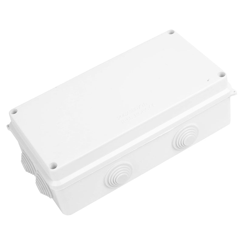 Junction Box Waterproof Junction Box Outdoor Waterproof ABS Junction Box White Surface-Mounted Electrical Box Junction Box Cable Junction Box 200 x 100 x 70 mm