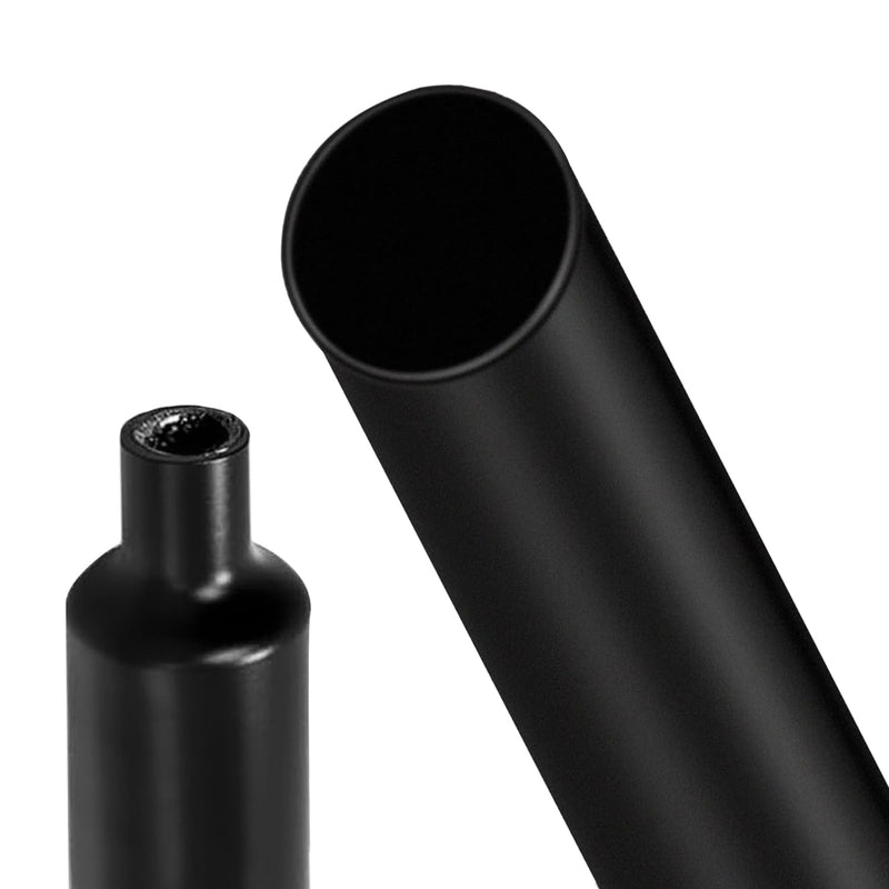 Heat Shrink Tubing, Black, 4:1 Heat Shrink Tubing, Heat Shrink Tube Assortment, Waterproof, Heat Shrink Tube with Adhesive, Heat Shrink Tube Set, for Cables, Marking (Diameter 12 mm x 2 m) Diameter 12 mm x 2 m