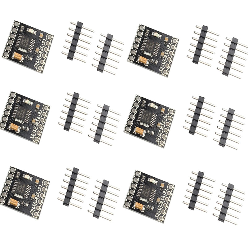 DRV8833 1.5A 2-Channel H Bridge DC Motor Drive Board Ultra Small Volume Motor Drive Module Input Voltage 3-10V Pack of 6