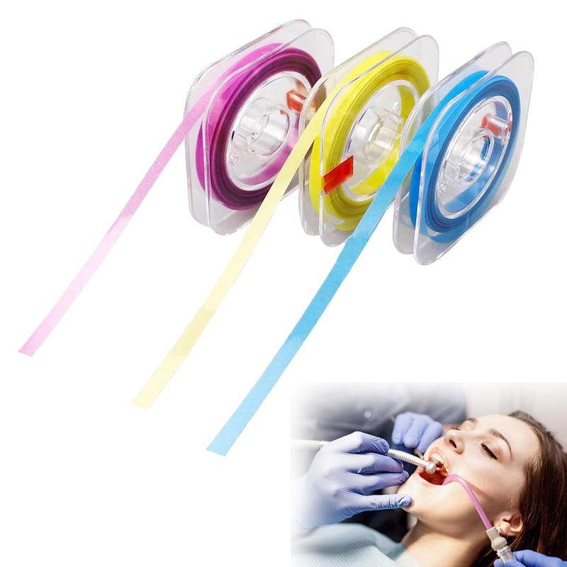 Zonoori 3 Volumes Tooth Sandpaper Polishing Strips, Teeth Sandpaper Tooth Belt for Polishing Teeth (4 mm x 6 m)