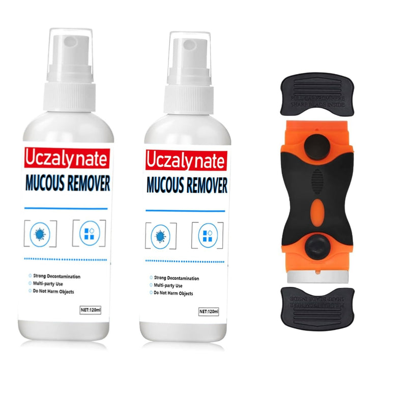 Adhesive Remover, Label Remover, Superglue Remover, Quickly Removes Stubborn Labels, Label Remover, Adhesive Residues and Stickers from All Smooth Surfaces, 120 ml, 2 Pieces