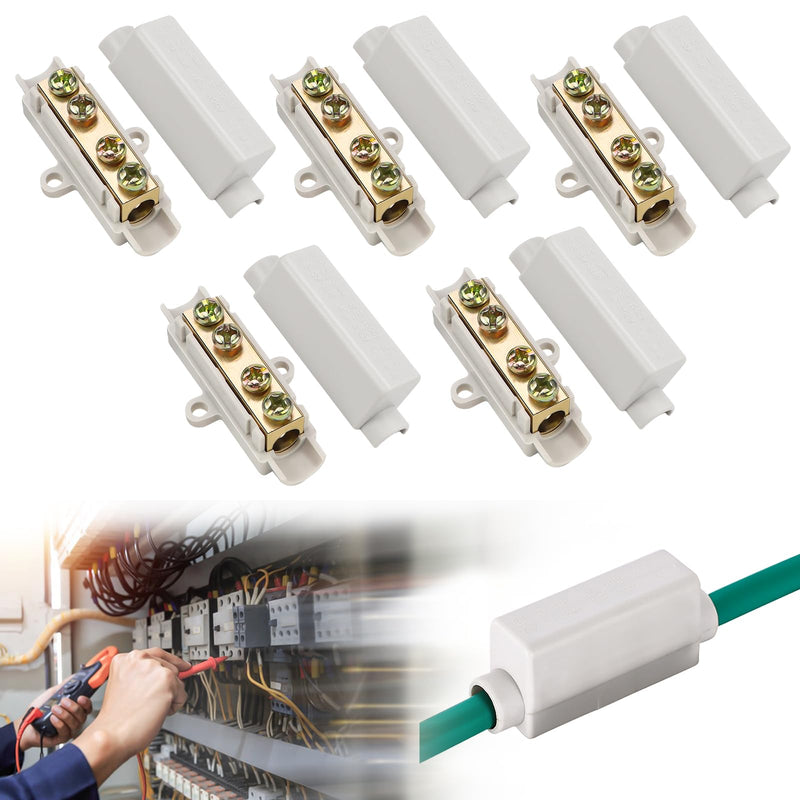 LPZMPZ Cable Connector Terminal Strip for 2.5 to 16 mm² Wire Terminal Block Connection Clamps Conductor Clamps Electric Main Cable Branch Terminal Terminal Terminal 1000 V 100 A