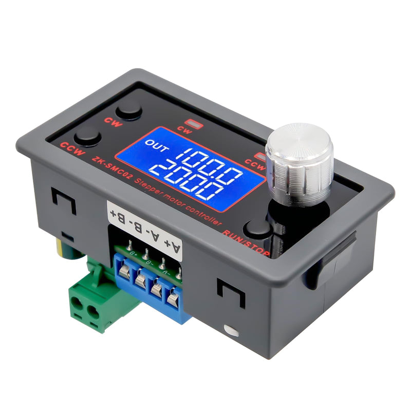 Stepper Motor Driver for NEMA 17 Binghe SMC02 Stepper Motor Driver Controller Stepper Motor with Display Forward/Reverse Stepper Motor Driver Control PLC Serial Communication for NEMA 17 23 Moto