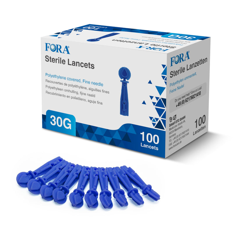 FORA Lancets 30 g Sterile / Pack of 100