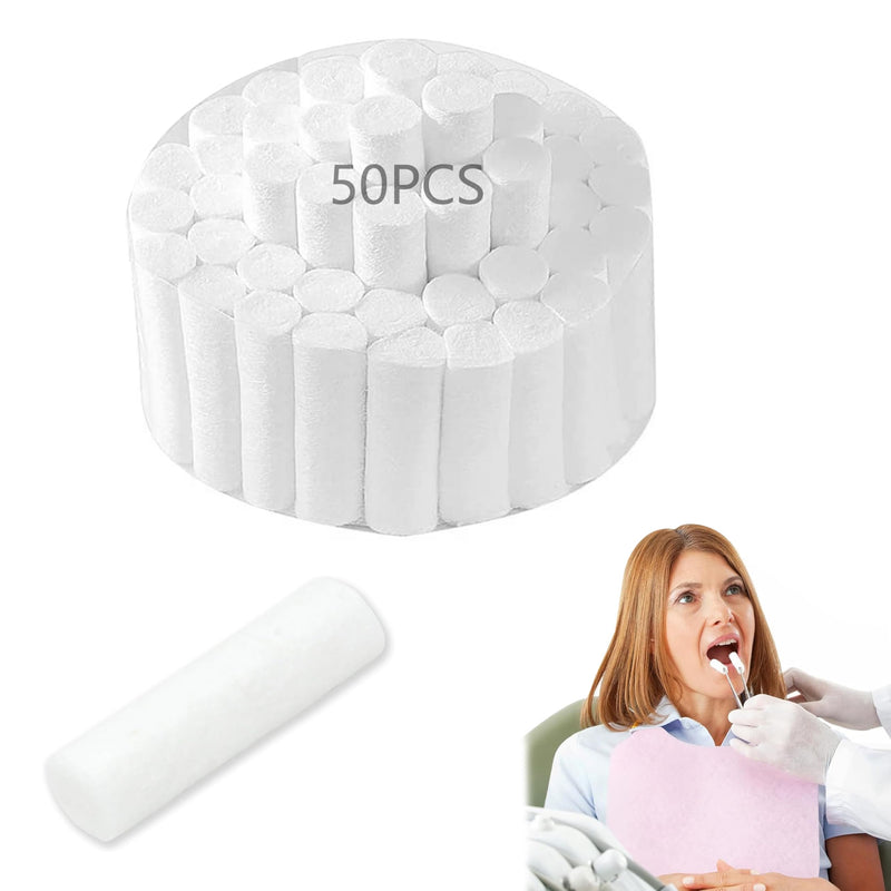 [AUSTRALIA] - 50 Hozee Nose Stoppers Nampons Against Nosebleeds Percent Strong Absorbent Cotton Rolls Soft Gauze Rolls Stop Plugs for Emergency or Accident Suitable for Babies Under 