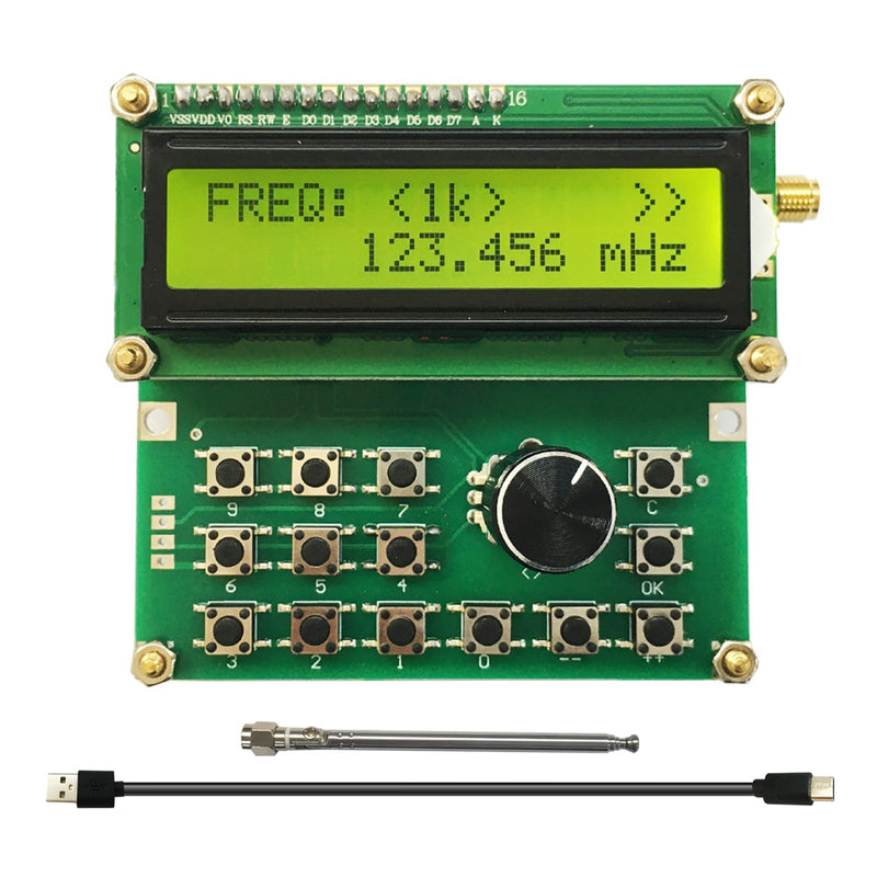 Upgraded RF Signal Generator 35MHz - 4400MHz Signal Source Frequency Screen