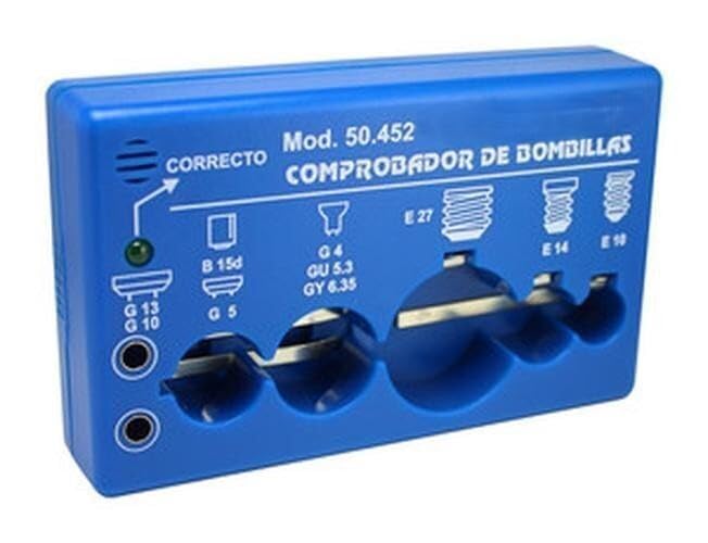 Bulb Tester with LED Light, Voltage Detection, Continuity Testing, Useful for Electrical Maintenance and Fault Diagnosis