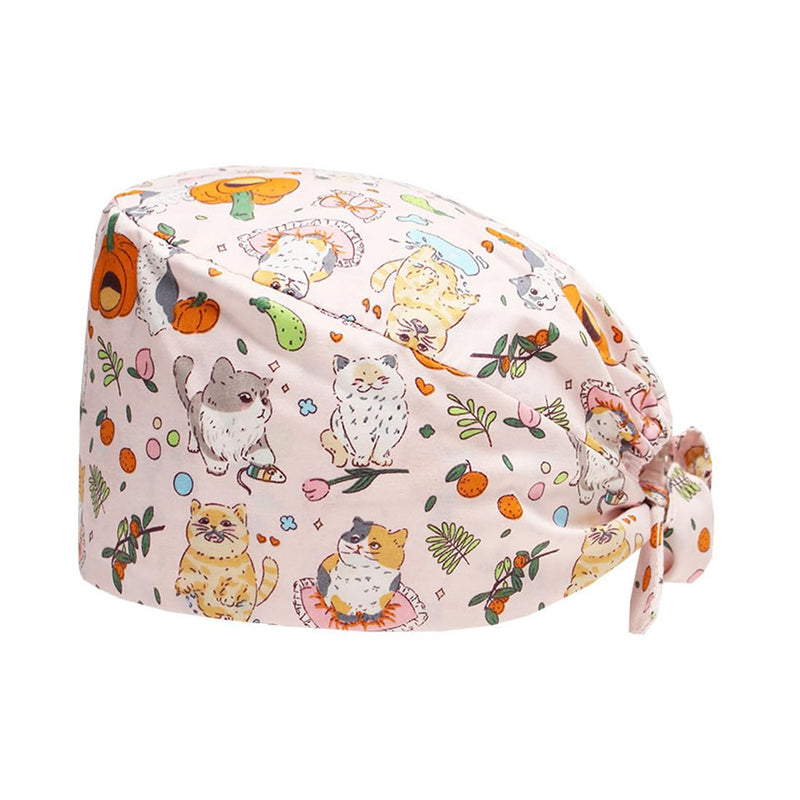WUSJCOF Adjustable Work Cap, Surgical Cap Fabric, Surgical Caps, Fabric Nurse, Accessories for Doctors, Nurse Cap, Cotton Dust Cap, Cute Unisex Dust Cap