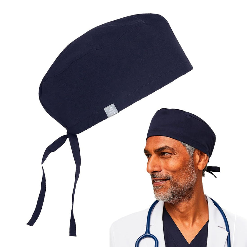 DWFEYOI Surgical Hood Fabric, Surgical Caps, Fabric Nurse Accessories for Doctors, Nurses, Dentists, Pharmacists, Vets, Medical Staff, blue