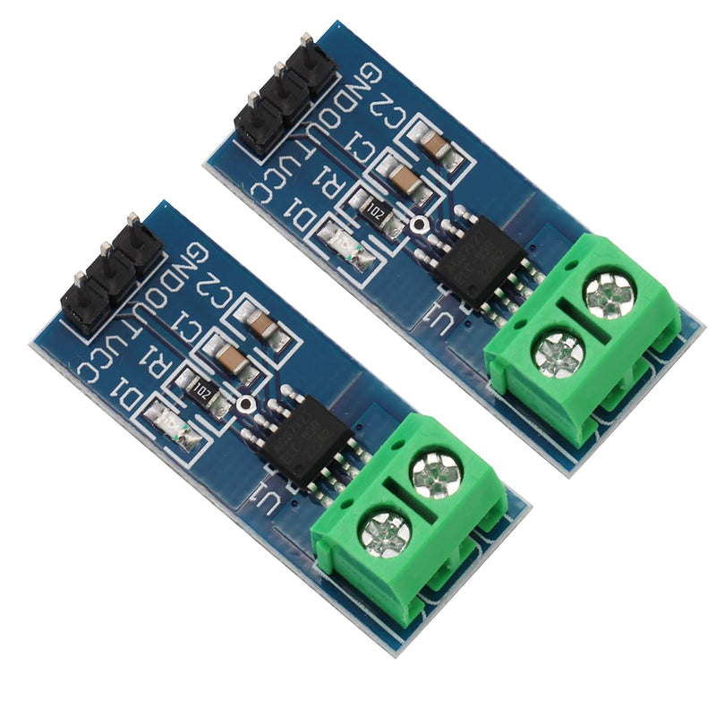 Heevhas ACS712 5A ACS712ELC-05B Current Sensor Module Hall Current Sensor Range Module for Arduino (Pack of 2) 2 x 5 A