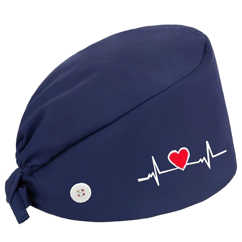 [AUSTRALIA] - Smomend Surgical Cap, Funny Surgical Caps for Doctors, Nurses, Dentists and Medical Personnel, Unisex Fabric Hood with Sweat Absorber for Hospital, Clinic and Laboratory, One Size, Blue, blue 