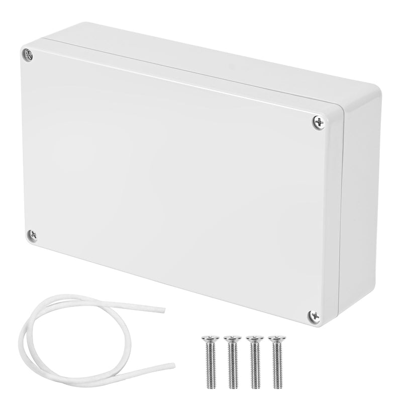 Terminal Box Waterproof IP65, Distribution Box Surface-Mounted, Junction Box Surface-Mounted, Protective Box Cable Outdoor Waterproof, Junction Box Waterproof, Plastic Housing Terminal Box, 20 x 12 x