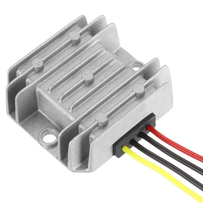 QUARKZMAN DC 12V/24V to DC 6V Voltage Converter 6A 36W Step Down Converter Voltage Reducer IP67 Waterproof Transformer Power Supply Module Power Adapter for Car Truck Solar System