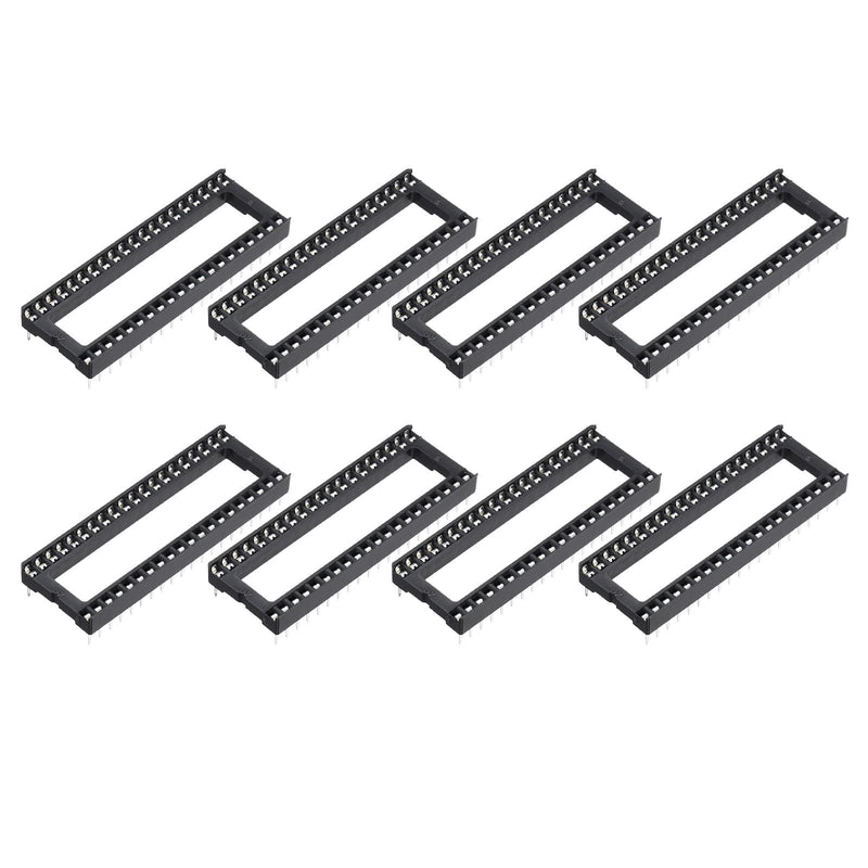 QUARKZMAN DIP IC Chip Socket Adapter 40 Pin IC Assortment Kit 2.54 mm / 0.1 Inch Pitch for Breadboard Project, PCB Board Design Pack of 10