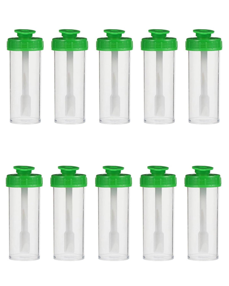 TPZORJX 10 pieces chair sample tubes, 15 ml stool sample tubes, cats and dogs waste tubes with spoon, testing for fecal tubes, examination tube for pets for testing