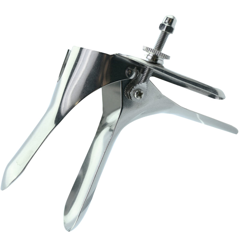 FOPS I09-1 Metal Vaginal Dilator Speculum for Women Vaginal Spreader Diameter 11 cm Vaginal Speculum Spreader Gynecologist Tunnel Labia Spreader Women Large Spreader Vaginal Dilator