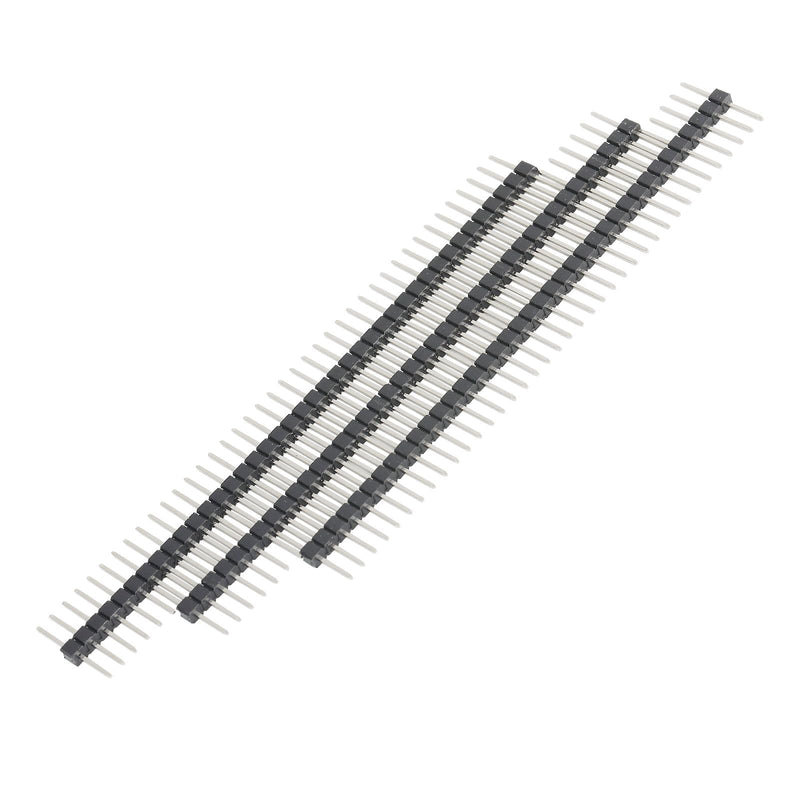 PENGLIN Pack of 20 Long Pins 40 Pin Breakaway Headers 2.54 mm Pitch Same Length Long Centred 6.25 mm on Both Sides 15 mm Total