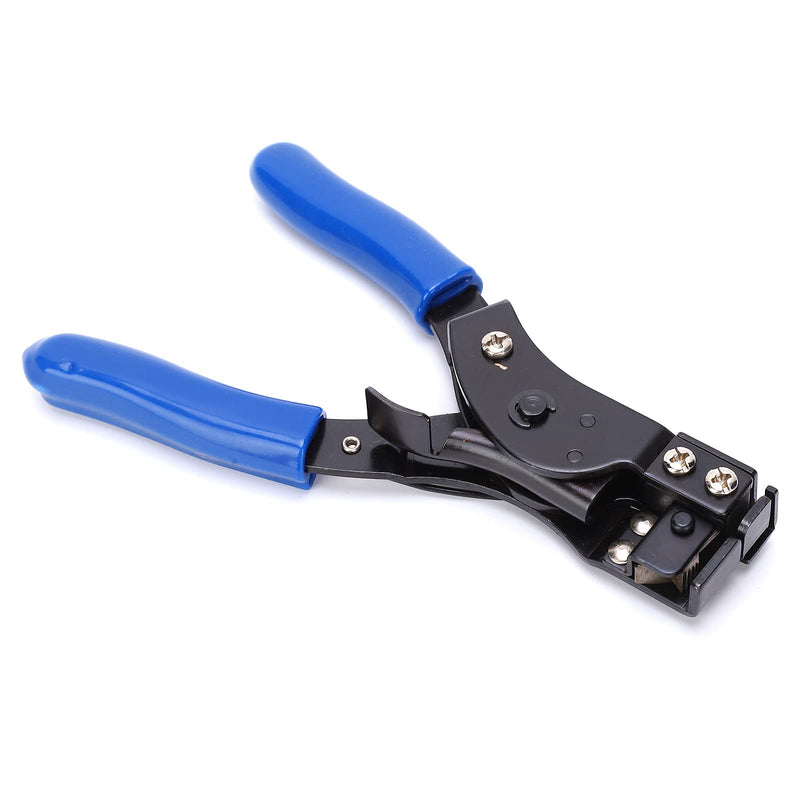 CYSFETENA HT-2081 Carbon Steel Cable Tie Pliers, Stainless Steel Cable Tie Pliers with Ergonomic Handle, 2-in-1 Cable Tie and Cutting Tool for 2.4-9 mm Cable Ties