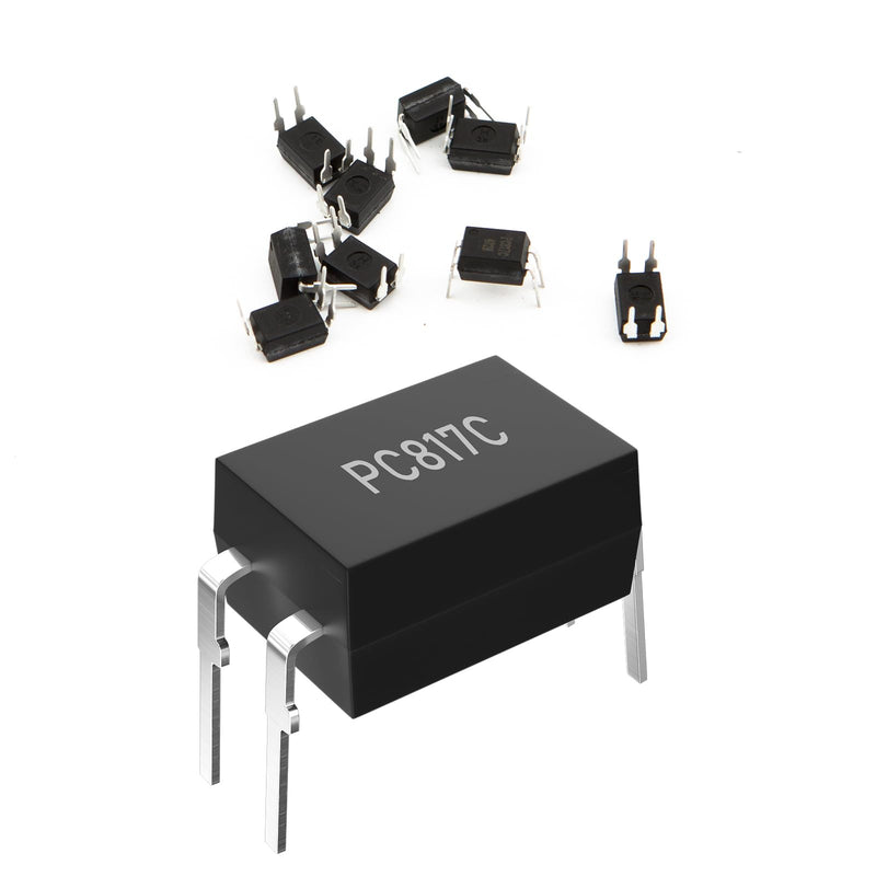 GUEEYUAW PC817C Optocoupler, 4 Pin DIP-4, 2.54 mm Spacing, Pack of 100