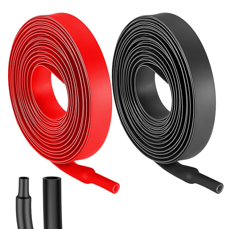 [AUSTRALIA] - Pack of 2 4:1 Heat Shrink Tubing, Heat Shrink Tubing, Waterproof, Diameter 24 mm & 2 m Length, Heat Shrink Tube with Adhesive, Heat Shrink Tube Black (Red) for Cable Insulation, Marking, Cable 4:1 Ø24mm & 2m 