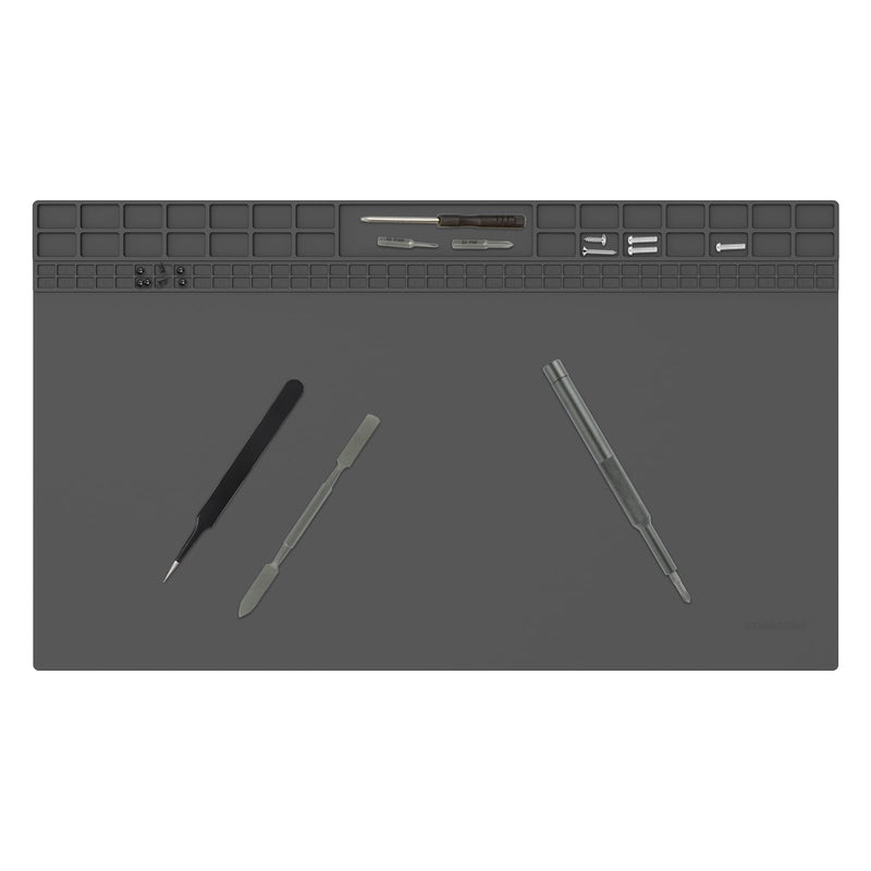 Soldering Mat Antistatic Repair Mat Extra Large 60 x 35 cm Heat Resistant Soldering Mat Silicone Work Mat 500°C Workbench Mat for a Variety of Electronic Repair Assembly Work