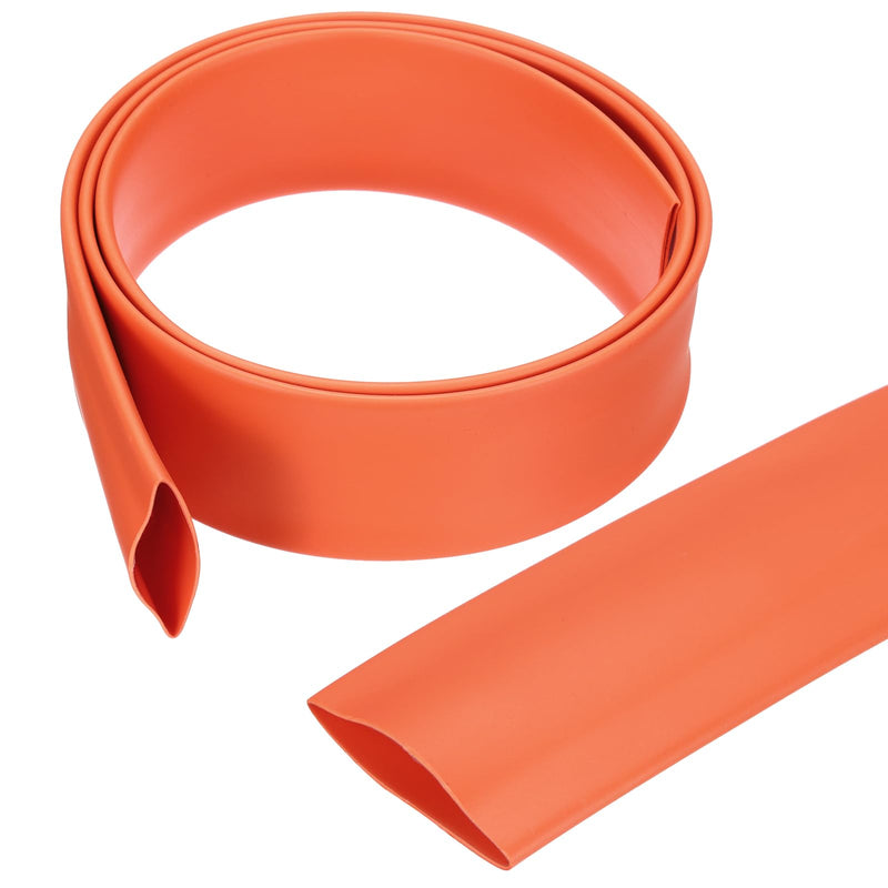 [AUSTRALIA] - QUARKZMAN Diameter 25.4 mm Double Wall Heat Shrink Tube with Adhesive, 3:1 Shrink Ratio PE Industrial Heat Shrink Tubing, Waterproof Cable Protection, Heat Shrink Tubing, 1 m Length, Orange 25.4mmx1m 