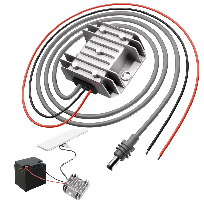 Step Up Power Cable for Starlink Mini, 12V 24V to 30V 3.5A Converter with 3.28FT Cable, 100W IP68 Waterproof DC Boost Adapter for Starlink Mini, Motorhome, Outdoor, and Travel Use
