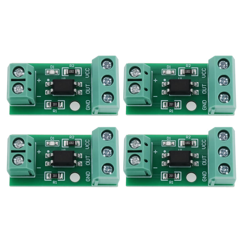The Lord of the Tools 4X 1 Channel PC817 Optocoupler Isolation Module (3-5V) Suitable for Signal Isolation of Photoelectric Insulators 3-5 V