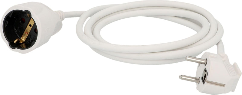 UNITEC Schuko Extension H05VV-F3G 1.5 mm² IP20 2 m White