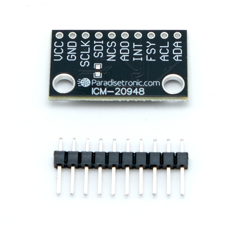 [AUSTRALIA] - Paradisetronic.com ICM-20948 Module, 3-Axis Accelerometer, Gyroscope and Magnetometer, 9DOF, I2C, SPI, MPU-9250 Upgrade 