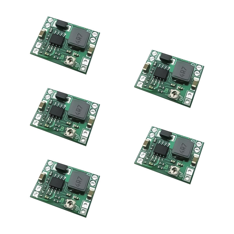 5pcs MP1584EN DC DC Module Adjustable Buck Converter 24V to 12V 9V 5V 3V Converter 4.5V-28V to 0.8V-20V Voltage 3A for Arduino LED DIY Electronics Camera Vehicle Drone Compact