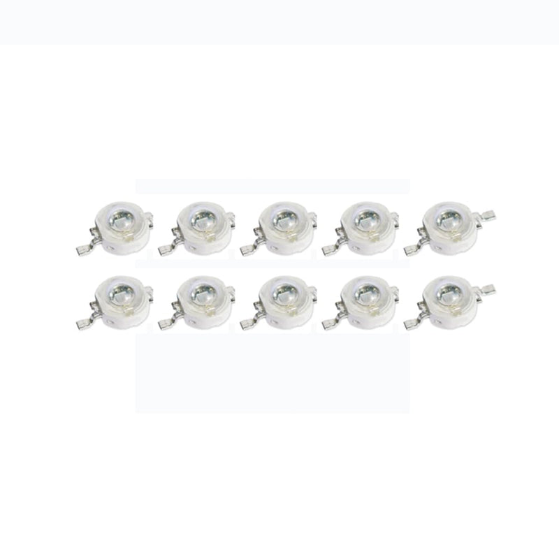 Cleiscry High Power LED Chip 3 W UV 365-370 nm DC 3.2 V -3.8 V SMD COB Light Emitter Components Diode 3 W Bulb DIY Lighting (3 W 365 nm (no PCB)) 3w 365nm (No Pcb)